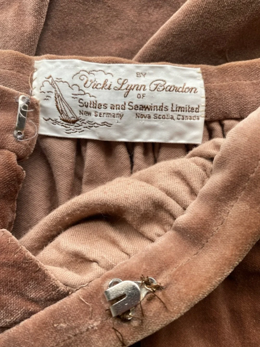 Vintage Suttles & Seawinds Skirt Vest Set Autumnal Paisley Vicki Lynn Bardon XS - Picture 15 of 16